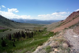 Laurel Lakes Road - Waypoint 6: Last Turnout before Switchbacks