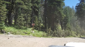 The Rubicon Trail - Waypoint 25: Barker Pass or Hwy 89 - Stay East or South