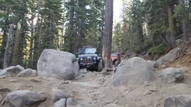 The Rubicon Trail - Waypoint 17: Tree and Rock Squeeze