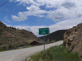 Lost Canyon - Waypoint 1: Turn onto County Road 398
