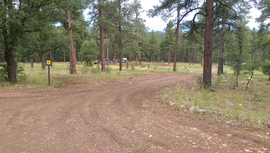 Fry Canyon Trail - Waypoint 8: West Camping area