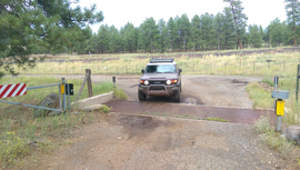 Fry Canyon Trail - Waypoint 2: Cattle Gard
