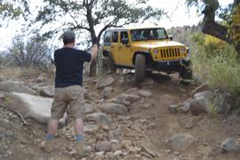 Charouleau Gap / FR# 736 - Waypoint 25: Steep Boulder Descent