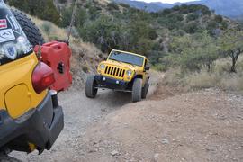 Charouleau Gap / FR# 736 - Waypoint 29: Mine Access Road and Difficult Deep "V" Hill Climb