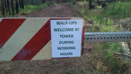 East Pocket Road - Waypoint 32: Closed Gate