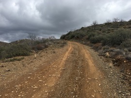 Big Maggie May Trail - Waypoint 2: Wash U-turn