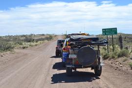 Jackson Cabin/Muleshoe Ranch Road FR #691, Arizona - Waypoint 1: Trailhead: Three Links Road - Airport Road - Muleshoe Ranch Road Intersection