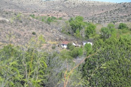 Jackson Cabin/Muleshoe Ranch Road FR #691, Arizona - Waypoint 7: Bass Canyon - Cabin/Riparian Area 15.0