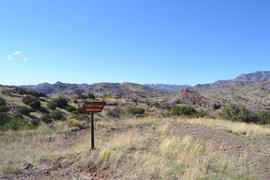 Jackson Cabin/Muleshoe Ranch Road FR #691, Arizona - Waypoint 14: Redfield Canyon Wilderness Boundary