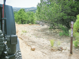Fourmile Area: Lenhardy Cutoff - Waypoint 1: Trailhead