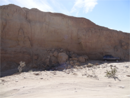 Tectonic Gorge - Ocotillo Wells SVRA - Waypoint 6: Rock Slide
