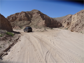 Tectonic Gorge - Ocotillo Wells SVRA - Waypoint 7: Fork to Gettysburg