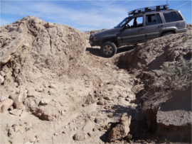 Pumpkin Patch Trail - Ocotillo Wells SVRA - Waypoint 4: Rutted section